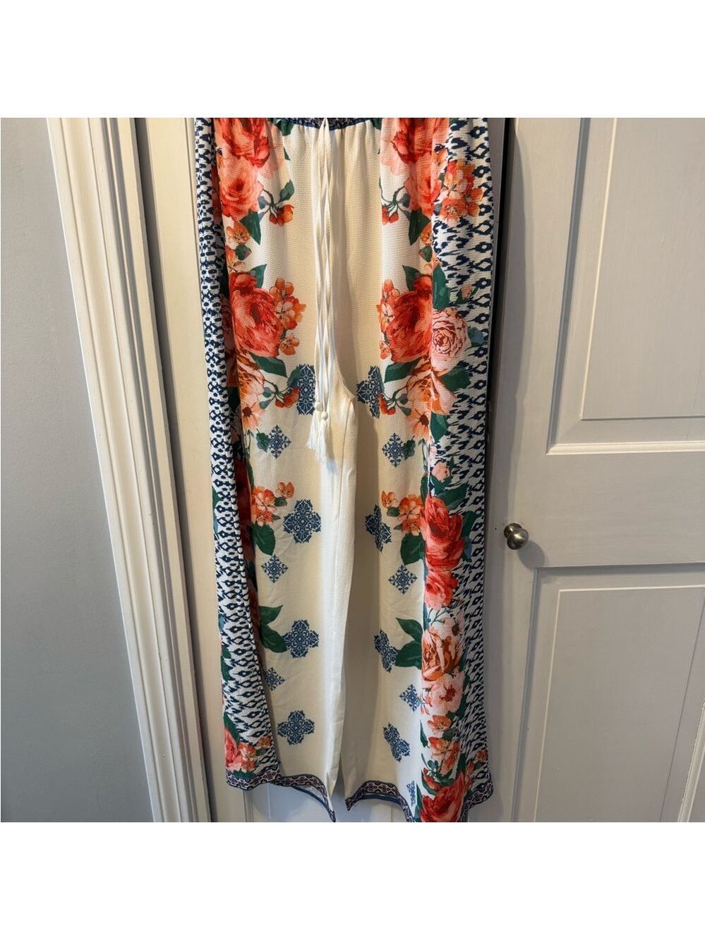 Flying Tomato Colorful wide leg palazzo pants